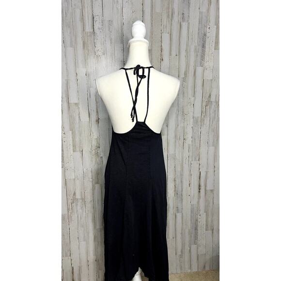 Free People FP Beach Women's XS Black Halter Cover Up Dress - Picture 3 of 5